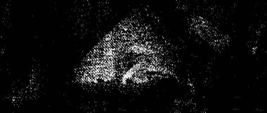 Grunge üst üste biniyor. Soyut siyah-beyaz vektör arkaplanı. Çatlak, leke ve noktalarda kirli desenli tek renkli klasik yüzey. Karanlık korku tarzında eski bir duvar.