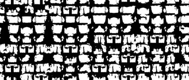 Tek renkli noktalı grunge dokusu. Noktalı siyah beyaz arkaplan. 