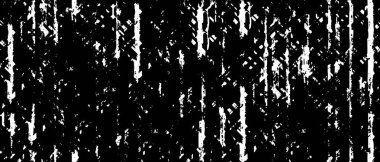 Grunge üst üste biniyor. Soyut siyah-beyaz vektör arkaplanı. Çatlak, leke ve noktalarda kirli desenli tek renkli klasik yüzey. Karanlık korku tarzında eski bir duvar.