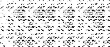 Grunge üst üste biniyor. Soyut siyah-beyaz vektör arkaplanı. Çatlak, leke ve noktalarda kirli desenli tek renkli klasik yüzey. Karanlık korku tarzında eski bir duvar.