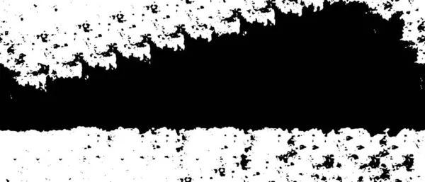グラウンジオーバーレイ 抽象的な黒と白のベクトル背景 ひび割れ 点の汚れたパターンが付いているモノクロのヴィンテージの表面 ダークホラースタイルのデザインの古い壁 ストックイラスト