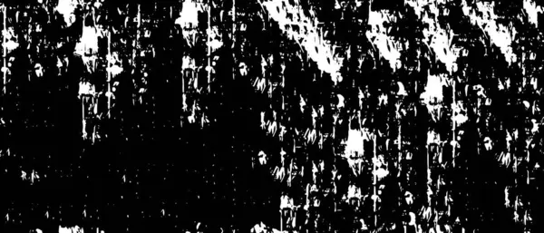 グラウンジオーバーレイ 抽象的な黒と白のベクトル背景 ひび割れ 点の汚れたパターンが付いているモノクロのヴィンテージの表面 ダークホラースタイルのデザインの古い壁 ストックベクター