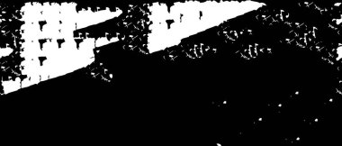 Siyah ve beyaz renkli soyut koyu doku, vektör illüstrasyonu