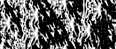 Siyah ve beyaz renkli soyut koyu doku, vektör illüstrasyonu