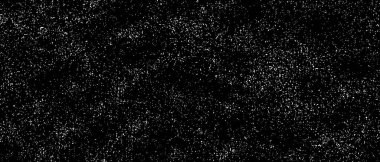 Grunge üst üste biniyor. Soyut siyah-beyaz vektör arkaplanı. Çatlak, leke ve noktalarda kirli desenli tek renkli klasik yüzey. Karanlık korku tarzında eski bir duvar.