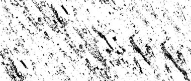 Grunge üst üste biniyor. Soyut siyah-beyaz vektör arkaplanı. Çatlak, leke ve noktalarda kirli desenli tek renkli klasik yüzey. Karanlık korku tarzında eski bir duvar.