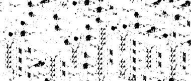 Soyut Kara Damga kaba vektör arka planında sıkıntı yaratıyor. Arkaplan için siyah grunge dokusu