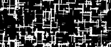 Soyut Kara Damga kaba vektör arka planında sıkıntı yaratıyor. Arkaplan için siyah grunge dokusu