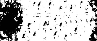 Soyut Kara Damga kaba vektör arka planında sıkıntı yaratıyor. Arkaplan için siyah grunge dokusu