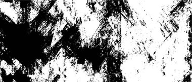 Soyut siyah-beyaz vektör arkaplanı. Sıkıntılı Siyah ve Beyaz Yüzey