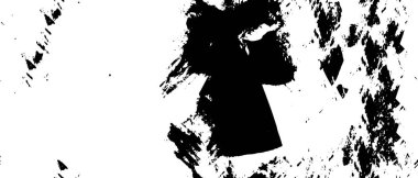 Soyut siyah-beyaz vektör arkaplanı. Sıkıntılı Siyah ve Beyaz Yüzey