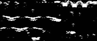 Grunge üst üste biniyor. Soyut siyah-beyaz vektör arkaplanı. Çatlak, leke ve noktalarda kirli desenli tek renkli klasik yüzey. Karanlık korku tarzında eski bir duvar.