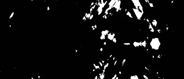 Grunge Üst Üste Biniyor Soyut Siyah Beyaz Vektör Arkaplanı Çatlaklarda — Stok Vektör