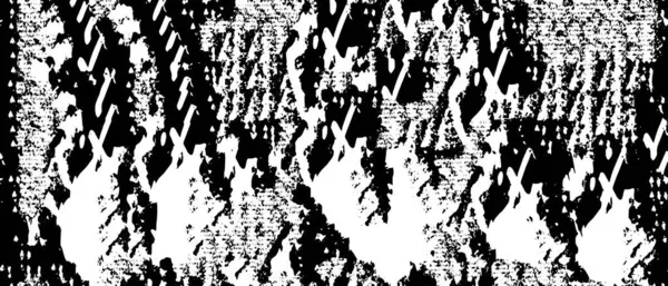 Abstrakte Dunkle Textur Schwarz Weißen Farben Vektorillustration Stockillustration