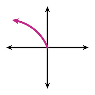 Grafik okları simgesi. vektör illüstrasyonu