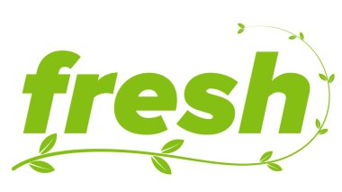 Taze logo çizimi, yeşil yaprak logosu tasarımı