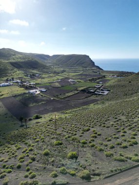 İsrail 'in kuzeyindeki Akdeniz adasının güzel manzarası.