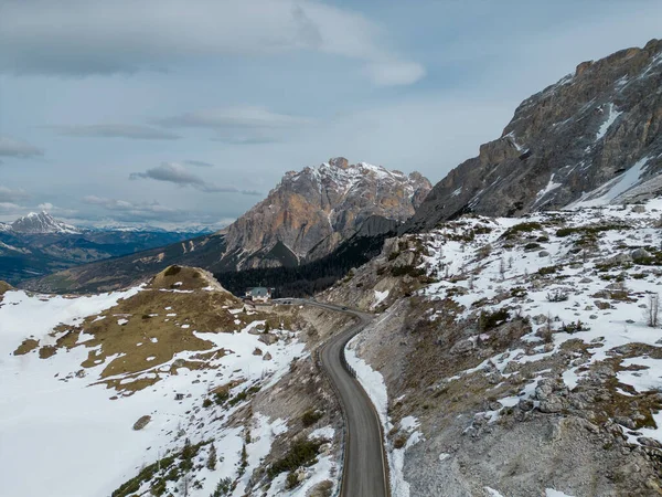 Belle Vue Sur Les Montagnes Dans Les Alpes — Photo