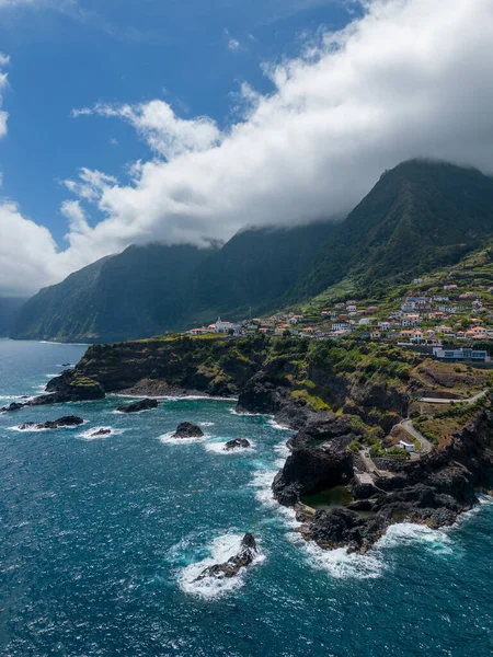 stock image view of the sea and the coast of the island of the mediterranean in the north of the state of