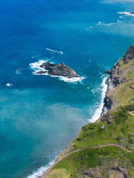 Letecký Pohled Krásné Moře Oceán — Stock fotografie