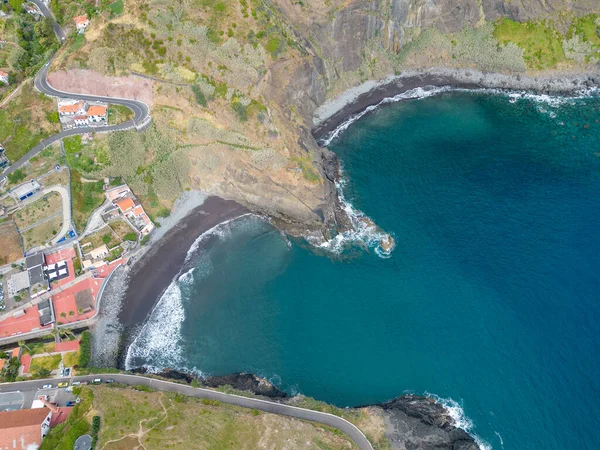 Antenn Utsikt Över Det Vackra Havet Och Havet — Stockfoto