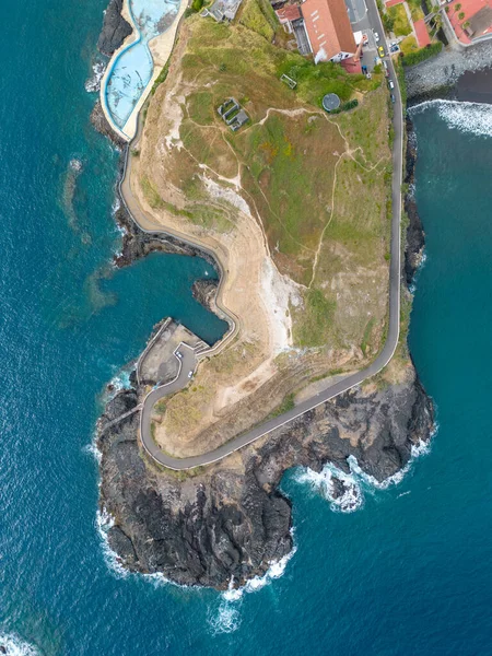 Stock image aerial view of the beautiful sea and the ocean