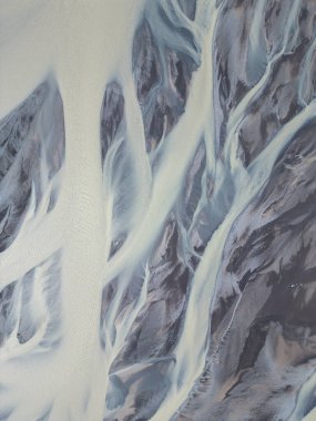 Kar ile soyut arkaplan