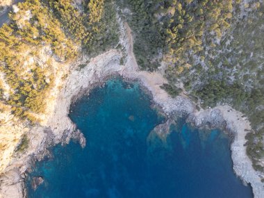 İspanya, Mallorca 'da güzel bir gün batımı