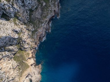 Mallorca sahilinin en üst manzarası