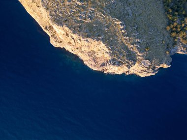 Mallorca adasının havadan görünüşü