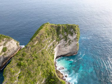 Nusa Penida 'nın hava manzarası, Endonezya