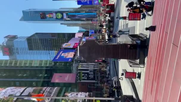 New York Usa 2021 Május Függőleges Videó New York Városáról Stock Videó