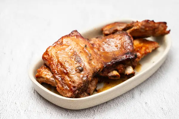 Lezzetli ızgara kaburga