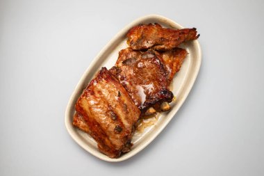 Lezzetli ızgara kaburga