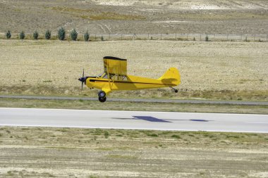 Klasik antika, antika, pervaneli uçak.