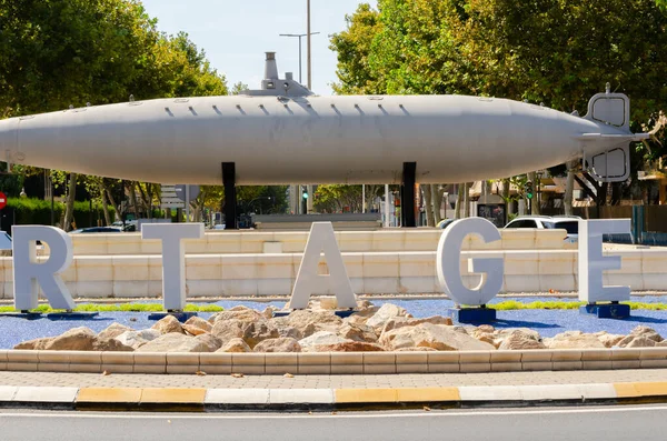 Cartagena Španělsko Listopad 2022 Prototyp Ponorka Postavená Isaacem Peralem Roce — Stock fotografie