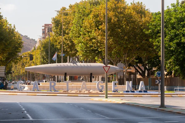 Cartagena Španělsko Listopad 2022 Prototyp Ponorka Postavená Isaacem Peralem Roce — Stock fotografie
