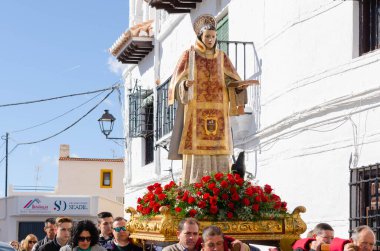 LAUJAR DE ANDARAX, SPAIN - 22 JANUARY 2023 Patronal celebrations in Laujar de Andarax in honor of the martyr San Vicente