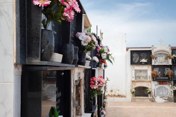 Cabo Gata Spanien Mai 2023 Alter Städtischer Friedhof Mit Schönen — Stockfoto