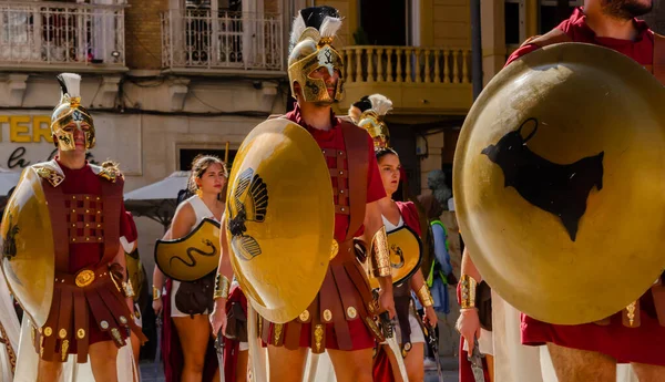 Картагена Испания Сентября 2022 Года Исторические Праздники Карфагенян Римлян Отмечаемые — стоковое фото