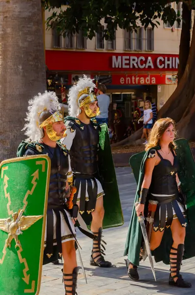 Cartagena España Septiembre 2022 Festividades Históricas Cartagineses Romanos Celebradas Ciudad — Foto de Stock