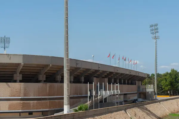 Cartagena Hiszpania Wrzesień 2022 Wielofunkcyjny Stadion Nadmorskiej Miejscowości Turystycznej Cartagena — Zdjęcie stockowe