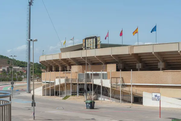 Cartagena スペインのカルタヘナの観光シーサイドタウンにある19September 2022の多目的スタジアム 105人の観客を収容 — ストック写真