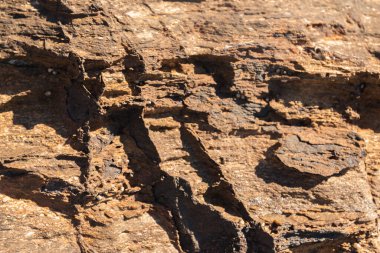 Tasarım ve dekorasyon, doku kayalar için doğal desen ile Mineral Malzeme yüzey çekim