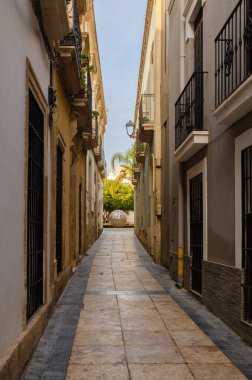ALMERIA, SPAIN - 11 Aralık 2023 Cezayir 'in küçük meydanlarından birinde parlayan bir balo anıtı, kentin en temsili değerlerini iletiyor ve ziyaretçiler için turistik bir cazibe alanı oluşturuyor.