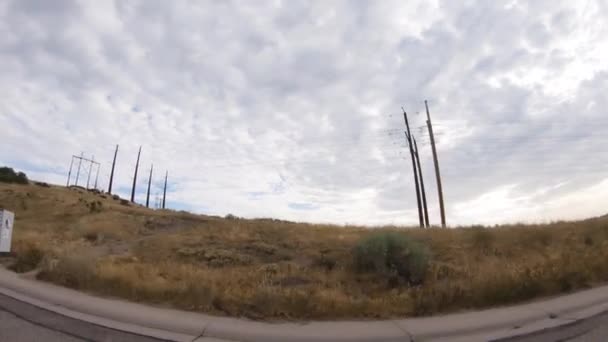 Денвер Колорадо Сша Июля 2020 Года Вид Типичного Пригорода Летнее — стоковое видео