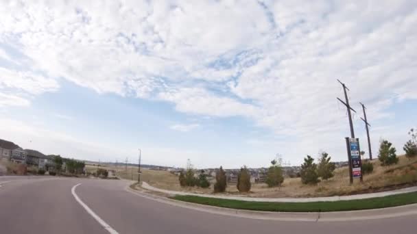 Денвер Колорадо Сша Липня 2020 Вид Типового Приміського Району Влітку — стокове відео