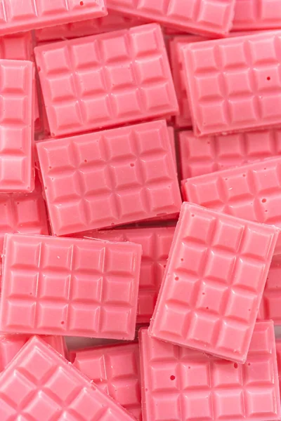 Домашний Мини Розовый Шоколад Контейнере Пищевого Стекла — стоковое фото