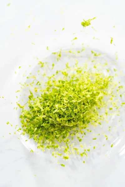 Testar Färsk Lime För Att Förbereda Chili Lime Salt För — Stockfoto