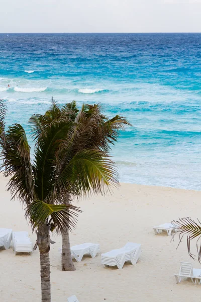 Beach Caribbean Sea Daytime — Stock Photo, Image